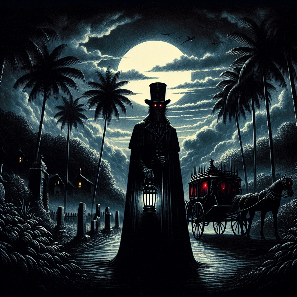 The Heartman — tall figure in black harvesting hearts for the devil